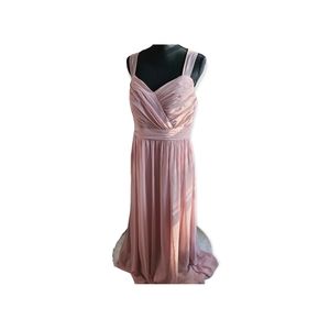 Alfred Angelo Blush Dress Gown Size 14 Bridesmaid Prom Holiday Party